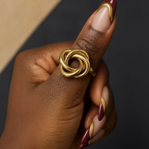 Stainless steel rings 013 size 8