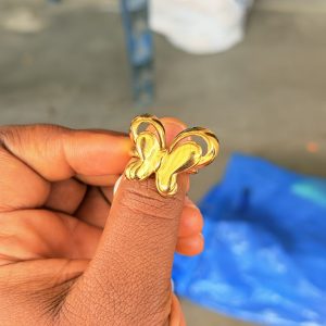 Stainless steel rings 021 size 9