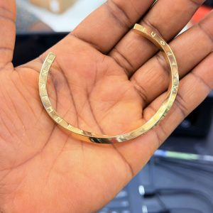 Steel gold antique bracelet