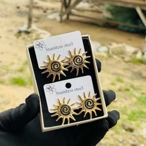 Oil drop earrings 024