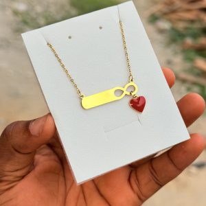 Infinity blank necklace