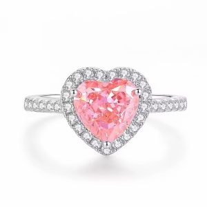 Pink pandora ring