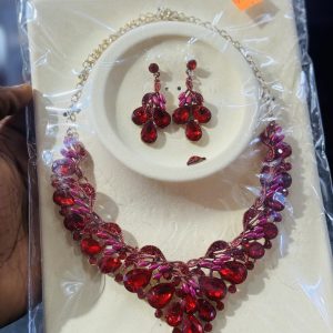 Red bridal set