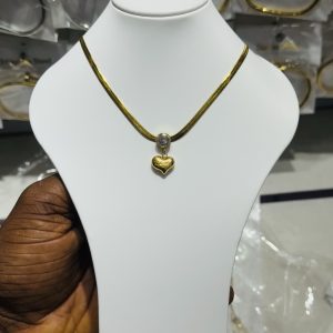 Dainty stone love gold