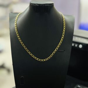 Steel gold necklace 002