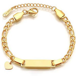 Engraved love baby bracelet 004 with box