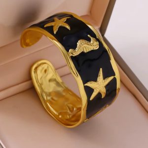 Ceramic graffiti bangle 009