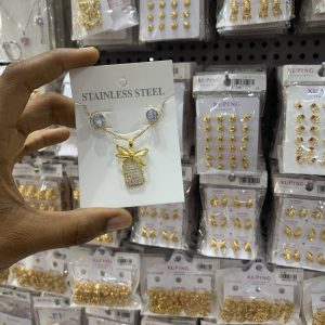 Steel Gold Shiny Set