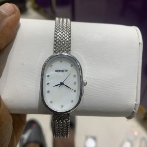 Rebirth oval silver white face