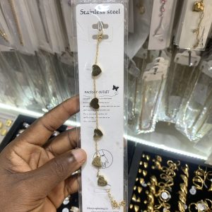 Steel bracelet big 5 love