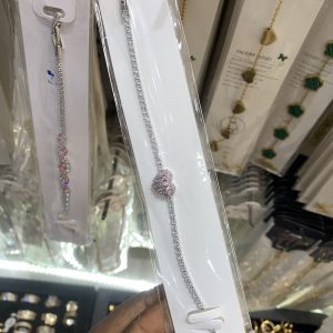 Silver love bracelet