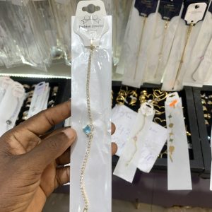 Tennis  blue stone bracelet