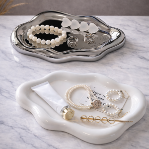 White gymps silicon tray