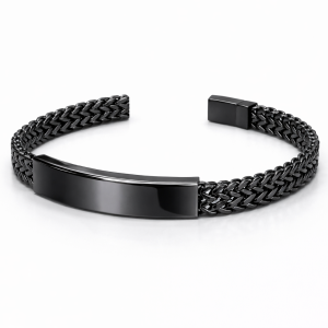 Black blank bracelet