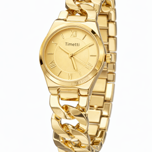 Timetti twirl gold face no box