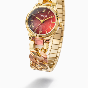 Timetti gold red face no box