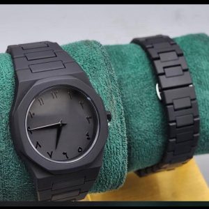 Valenzo black watch fully boxed Arab