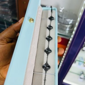 Black black vca bracelet