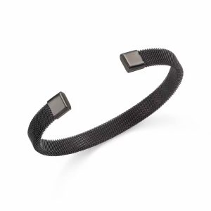 Steel black unique bracelet