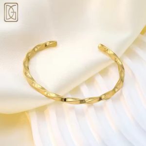 Gold Steel twine bracelet
