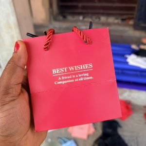 Small Red jewelry bag