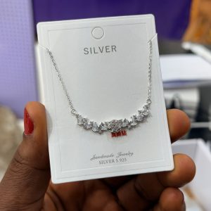 Stoned Moissanite necklace
