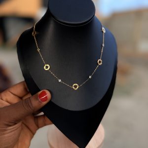 Cartier steel necklace