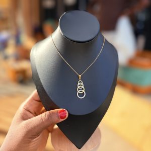 Olympic steel necklace