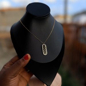 Zen steel necklace