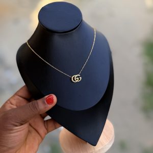GG steel necklace