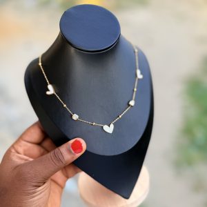 White love steel necklace