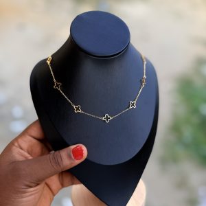 Clove steel necklace