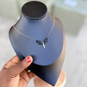 Wasp steel necklace
