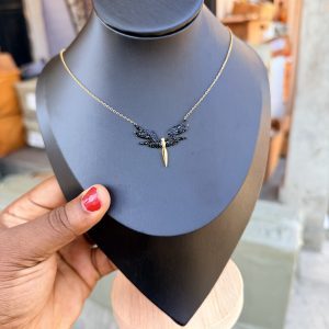 Wasp steel necklace