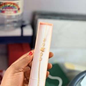 Butterfly steel bracelet