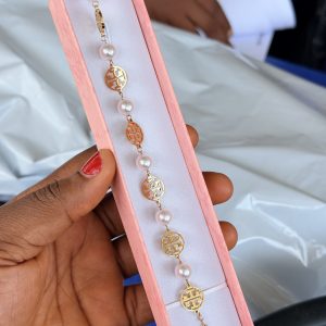 Tory Burch steel bracelet