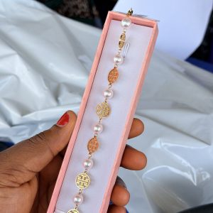 Tory Burch steel bracelet