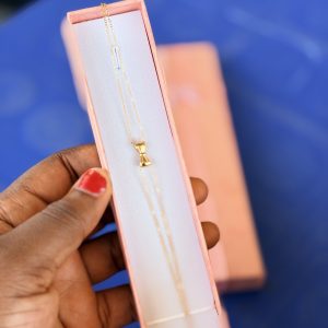 Bow tie steel bracelet