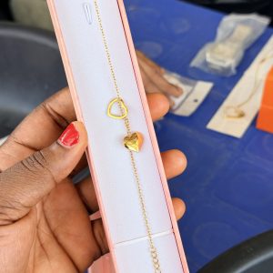 Love dropping steel bracelet