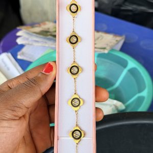 Black Lv steel bracelet