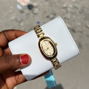 Labaoli oval gold watch with box