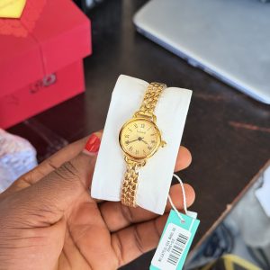 Labaoli circle gold watch with box