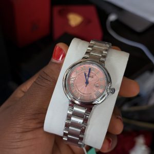 Labaoli pink silver watch with box