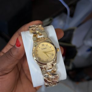 Timetti twirl gold face no box