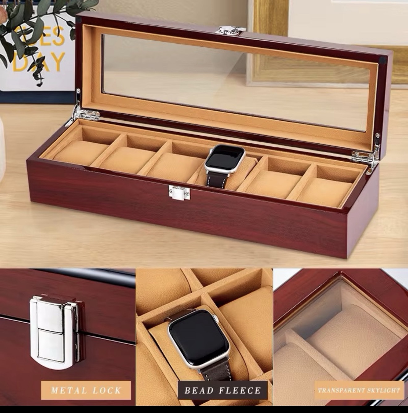 A dozen of Six slot Formica watch organizer
