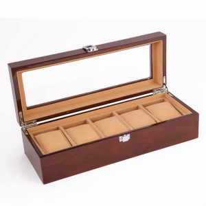 A dozen of five slot Formica watch organizer