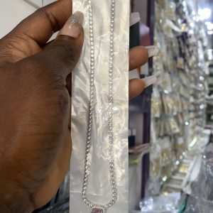 Tennis pink face necklace