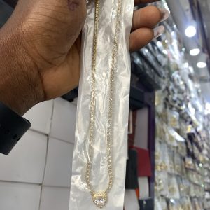 Love tennis necklace