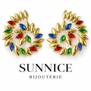 Sunnice colored earrings