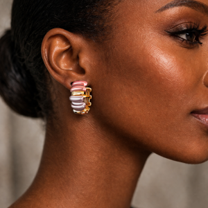 Xuping 3 toned earring